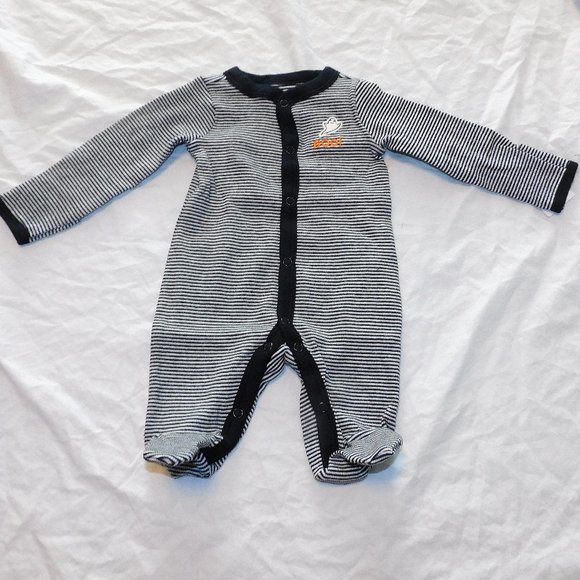 Baby First Halloween Pajamas Ghost Boo Sizes Newborn thru 9 Months Unisex NEW - Picture 1 of 2